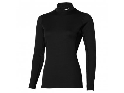 Dámské sportovní tričko Mizuno Mid Weight High Neck / Black