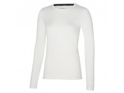 Dámské sportovní tričko Mizuno Impulse Core LS Tee / White