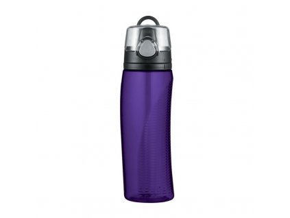 Thermos hydratační láhev s počítadlem fialová