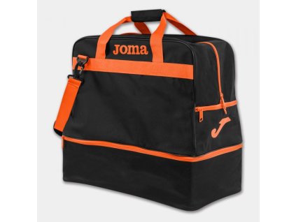 Sportovní taška JOMA BAG TRAINING III BLACK-ORANGE -LARGE-