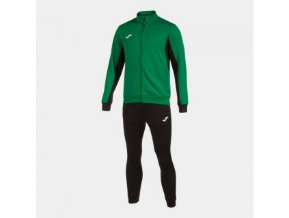 Pánská/Chlapecká sportovní souprava JOMA DERBY TRACKSUIT GREEN BLACK (Barva GREEEN-BLACK, Velikost 2XL)
