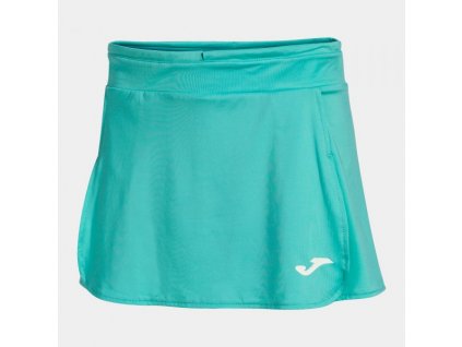 Dámská/Dívčí sportovní sukně JOMA OPEN II SKIRT TURQUOISE (Velikost M, Barva TURQUOISE)