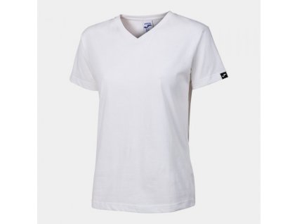 Dámské tričko JOMA VERSALLES SHORT SLEEVE T-SHIRT WHITE (Barva WHITE, Velikost 2XL)