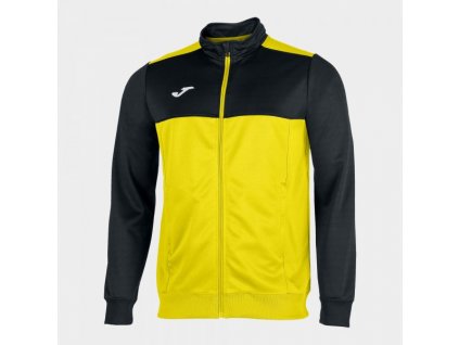 Pánská/Chlapecká mikina JOMA JACKET WINNER YELLOW-BLACK