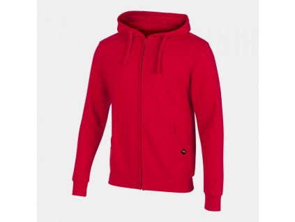 Pánská/Chlapecká mikina JOMA JUNGLE ZIP-UP HOODIE RED (Barva RED, Velikost L)
