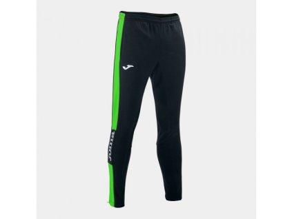 Pánské/Chlapecké tepláky JOMA LONG PANT CHAMPIONSHIP IV BLACK-GREEN FLUOR (Barva NEGRO-VERDE FLUOR, Velikost 2XL)