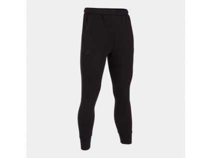 Pánské/Chlapecké tepláky JOMA MONTANA CUFF LONG PANTS BLACK (Velikost 2XL, Barva BLACK)