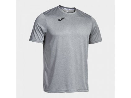 Pánské/Chlapecké sportovní tričko JOMA T-SHIRT COMBI GREY S/S (Barva GRIS MELANGE CLARO, Velikost 2XL-3XL)