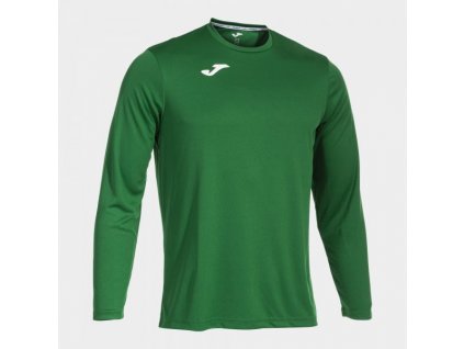Pánské/Chlapecké sportovní tričko JOMA COMBI GREEN T-SHIRT L/S (Barva GREEN, Velikost 2XL-3XL)