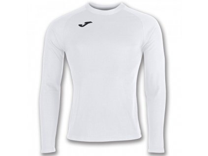 Sportovní spodní tričko JOMA BRAMA FLEECE SHIRT WHITE L/S (Barva WHITE, Velikost L)