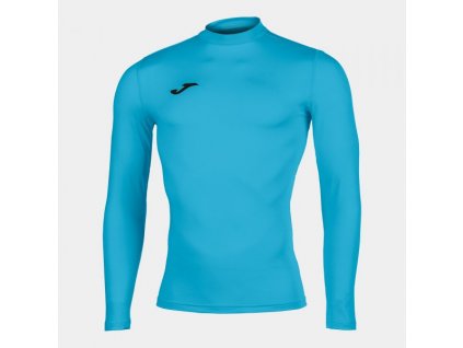 Sportovní spodní tričko JOMA ACADEMY SHIRT BRAMA FLUOR TURQUOISE L/S (Barva FLUOR TURQUOISE, Velikost 152-XS)