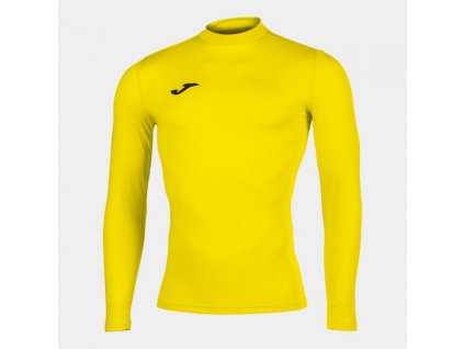 Sportovní spodní tričko JOMA L/S T-SHIRT BRAMA ACADEMY YELLOW (Barva YELLOW, Velikost 152-XS)