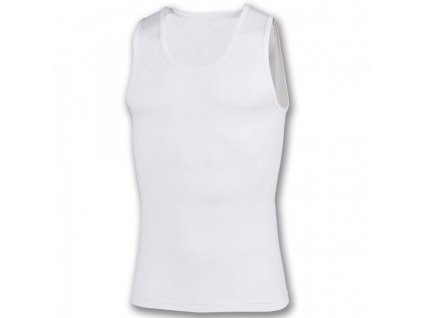 Sportovní spodní tričko JOMA SLEEVELESS T-SHIRTBRAMA WHITE (Barva WHITE, Velikost S-M)