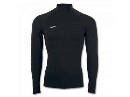 Sportovní spodní zateplené tričko JOMA BRAMA CLASSIC SEAMLESS T-SHIRT BLACK L/S (Barva BLACK, Velikost 152-XS)