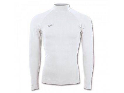 Sportní spodní zateplené tričko JOMA BRAMA CLASSIC SEAMLESS T-SHIRT WHITE L/S (Barva WHITE, Velikost 152-XS)