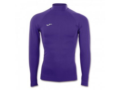 Sportní spodní zateplené tričko JOMA BRAMA CLASSIC SEAMLESS T-SHIRT PURPLE L/S (Barva PURPLE, Velikost 152-XS)