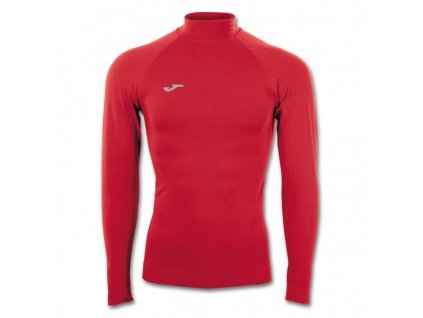 Sportní spodní zateplené tričko JOMA BRAMA CLASSIC SEAMLESS T-SHIRT RED L/S (Barva RED, Velikost 152-XS)