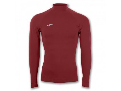 Sportní spodní zateplené tričko JOMA BRAMA CLASSIC SEAMLESS T-SHIRT BURGUNDY L/S (Barva BURGUNDY, Velikost 152-XS)