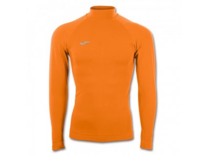 Sportní spodní zateplené tričko JOMA BRAMA CLASSIC SEAMLESS T-SHIRT ORANGE L/S (Barva ORANGE, Velikost 152-XS)