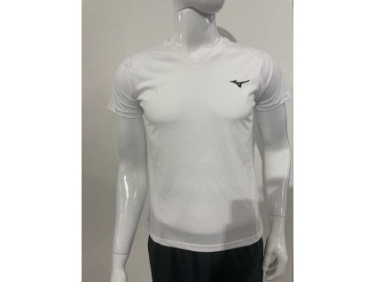 Dámské sportovní tričko Mizuno Drylite Tee W(W) / White / XS