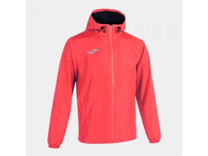 Pánská bunda JOMA ELITE VIII RAINCOAT FLUOR CORAL (Velikost 2XL, Barva CORAL FLUOR)