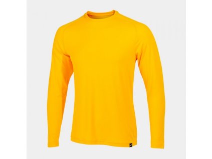 Pánské tričko JOMA EXPLORER LONG SLEEVE T-SHIRT ORANGE (Velikost L, Barva ORANGE)