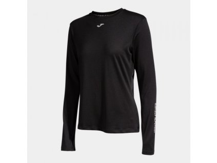 Dámské běžecké tričko JOMA R-NATURE LONG SLEEVE T-SHIRT BLACK