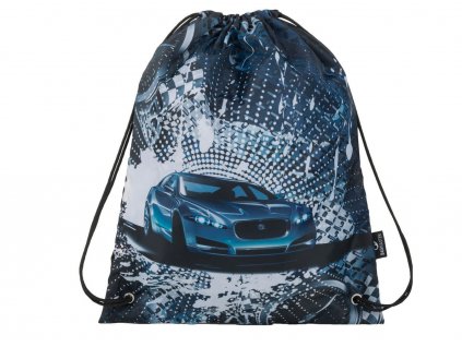 Školní sáček na přezůvky tělocvik Bagmaster ALFA 9 C Blue Black