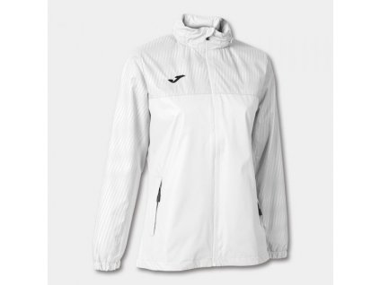 Dámská sportovní bunda JOMA MONTREAL RAINCOAT WHITE (Velikost 2XL, Barva WHITE)