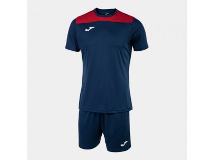 Pánská/Chlapecká fotbalová souprava JOMA PHOENIX II SET NAVY RED