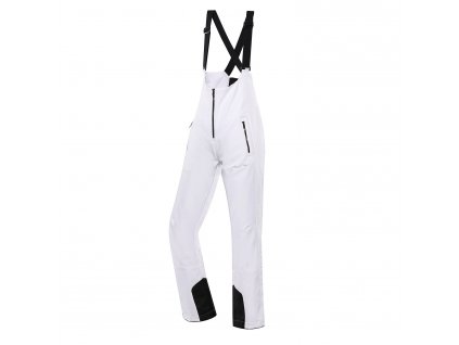 Dámské lyžařské softshellové kalhoty ALPINE PRO GERANA white