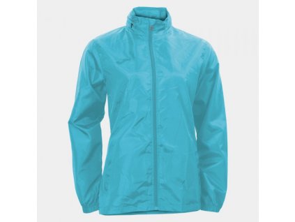 Dámská/Dívčí běžecká bunda JOMA RAINJACKET GALIA TURQUOISE WOMAN (Velikost L, Barva TURQUOISE)