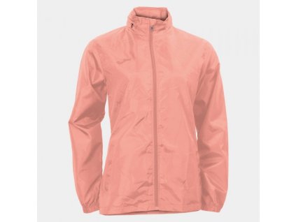 Dámská/Dívčí běžecká bunda JOMA RAINJACKET GALIA SALMON WOMAN (Velikost 2XL, Barva SALMON)
