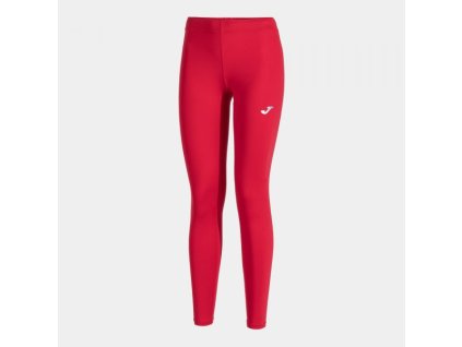 Dámské/Dívčí běžecké legíny JOMA LONG TIGHT OLIMPIA RED WOMAN (Velikost 152, Barva RED)