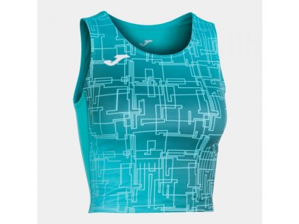 Dámský/Dívčí sportovní top JOMA ELITE VIII TOP TURQUOISE (Velikost 128-140, Barva TURQUOISE)