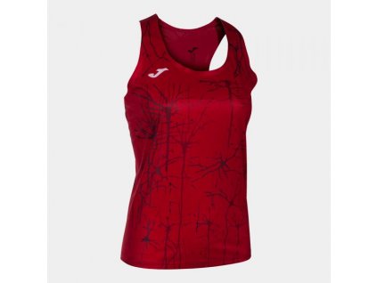 Dámské/Dívčí sportovní tílko JOMA ELITE IX TANK TOP RED (Velikost XL, Barva RED)