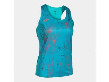 Dámské/Dívčí sportovní tílko JOMA ELITE IX TANK TOP TURQUOISE (Velikost L, Barva TURQUOISE)