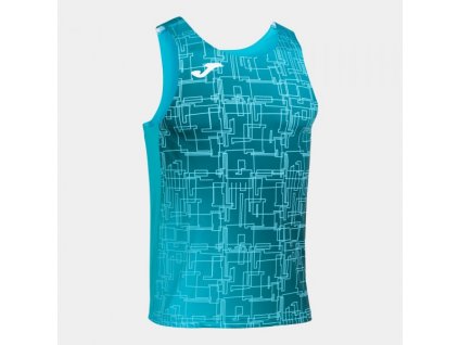 Pánské/Chlapecké tílko JOMA ELITE VIII TANK TOP TURQUOISE (Velikost 128-140, Barva TURQUOISE)