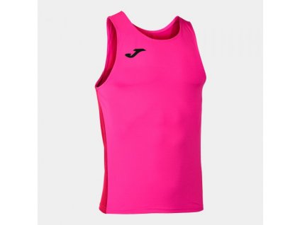 Pánské/Chlapecké sportovní tílko JOMA R-WINNER TANK TOP FLUOR PINK (Velikost S, Barva FLUOR PINK)