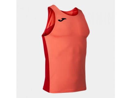 Pánské/Chlapecké sportovní tílko JOMA R-WINNER TANK TOP FLUOR ORANGE (Velikost L, Barva NARANJA FLUOR)