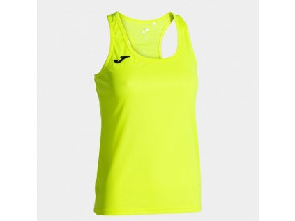 Dámské/Dívčí sportovní tílko JOMA SLEEVELESS T-SHIRT COMBI SIENA YELLOW FLUORESCENT WOMEN (Velikost 152, Barva YELLOW)