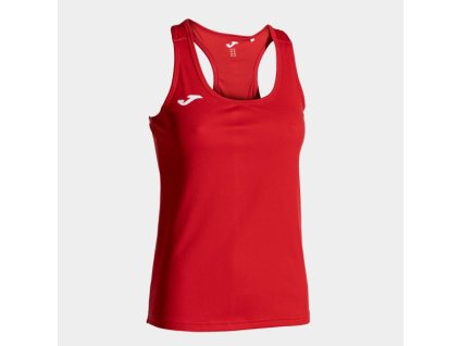 Dámské/Dívčí sportovní tílko JOMA SIENA II TANK TOP RED (Velikost 152, Barva RED)