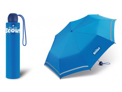 Chlapecký skládací deštník Scout Royal Blue