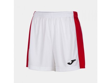 Dámské/Dívčí sportovní šortky JOMA MAXI SHORT WHITE RED