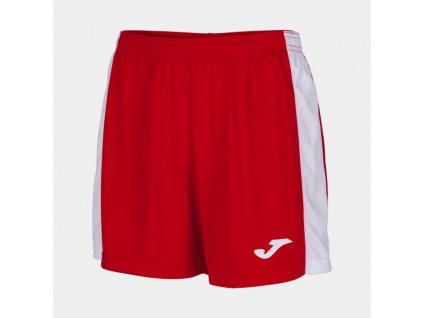Dámské/Dívčí sportovní šortky JOMA MAXI SHORT RED-WHITE (Velikost 152, Barva RED-WHITE)