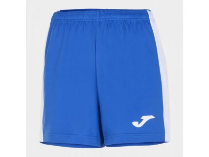 Dámské/Dívčí sportovní šortky JOMA MAXI SHORT ROYAL-WHITE (Velikost 152, Barva ROYAL-WHITE)