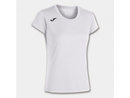 Dámské/Dívčí sportovní tričko JOMA RECORD II SHORT SLEEVE T-SHIRT WHITE (Velikost 2XL, Barva WHITE)