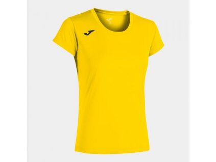 Dámské/Dívčí sportovní tričko JOMA RECORD II SHORT SLEEVE T-SHIRT YELLOW (Velikost 2XL, Barva YELLOW)
