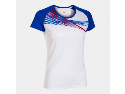 Dámské běžecké tričko JOMA ELITE X SHORT SLEEVE T-SHIRT WHITE ROYAL