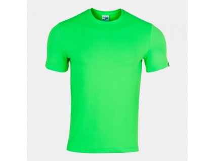Pánské sportovní tričko JOMA SYDNEY SHORT SLEEVE T-SHIRT FLUOR GREEN (Velikost 2XL, Barva FLUOR GREEN)